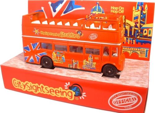 OXFORD DIECAST RM075 Stratford City Sightseeing Oxford Original Bus 1:76 Scale Model Omnibus Theme