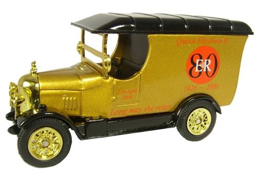 OXFORD DIECAST ROY016 Queens 80th Gold Oxford Originals Non Scale Model Royalty Theme