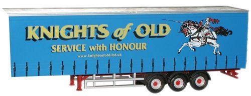 OXFORD DIECAST SCA08CS_T Knights of Old Trailer Oxford Haulage 1:76 Scale Model 