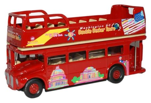 Oxford Diecast Washington Bus Open Top - 1:76 Scale
