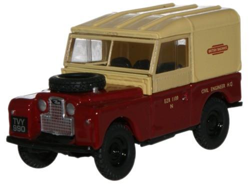 OXFORD DIECAST SP029 British Railways Land Rover Oxford Commercials 1:76 Scale Model Railway Theme