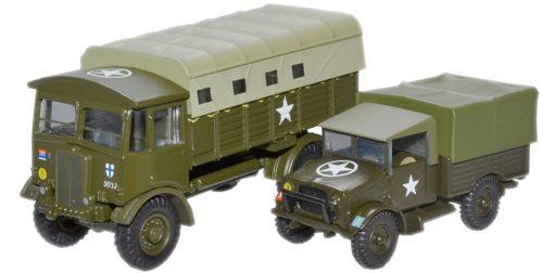 OXFORD DIECAST SP065 Military 2 Piece Pack Oxford Military 1:76 Scale Model Military Theme