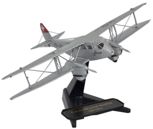 OXFORD DIECAST SP073 Dragon Rapide Swissair Oxford Specials 1:72 Scale Model 