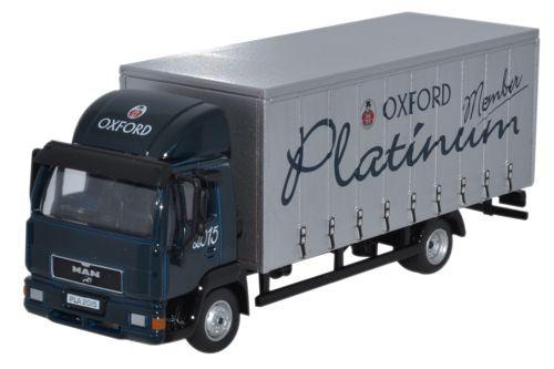 OXFORD DIECAST SP093 MAN L2000 Box Van Platinum 2015 Oxford Haulage 1:76 Scale Model 