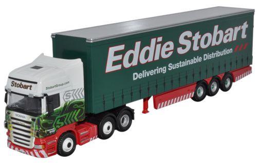 OXFORD DIECAST STOB002 Stobart Scania Topline Oxford Haulage 1:76 Scale Model Stobart Theme