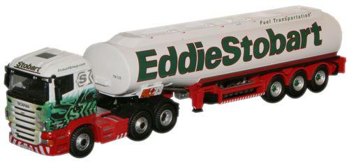 OXFORD DIECAST STOB013 Eddie Stobart Scania Highline Tanker 1:76 Scale Model Stobart Theme