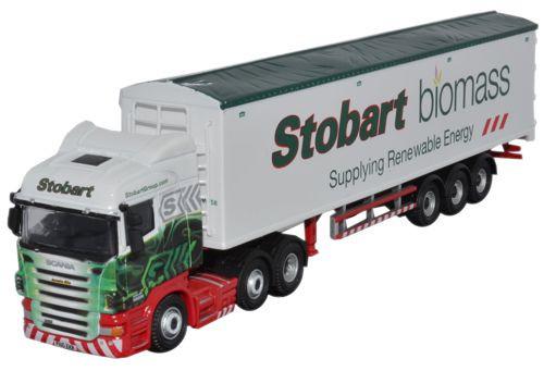 OXFORD DIECAST STOB015 Eddie Stobart Scania Walking Floor 1:76 Scale Model Stobart Theme