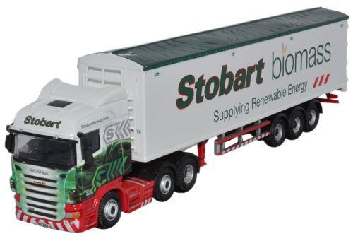 OXFORD DIECAST STOB015 Eddie Stobart Scania Walking Floor 1:76 Scale Model Stobart Theme