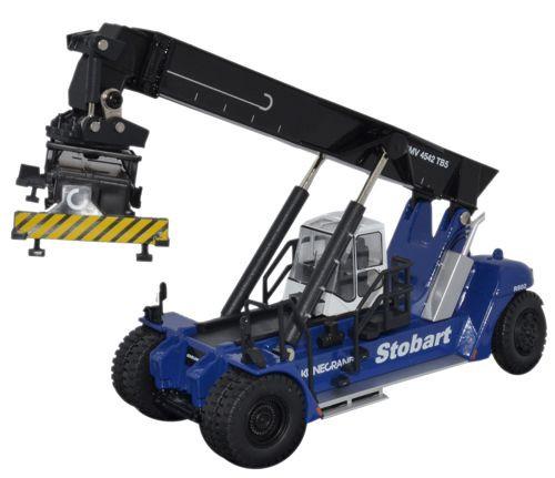 OXFORD DIECAST STOB020 Konecranes Reach Stacker Oxford Haulage 1:76 Scale Model Stobart Theme