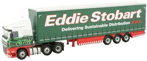 OXFORD DIECAST STOB025 DAF FTGXF105 Curtainside Oxford Haulage 1:76 Scale Model Stobart Theme