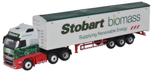 OXFORD DIECAST STOB036 Eddie Stobart Volvo FH Wlaking Floor Trailer 1:76 Scale Model Stobart Theme