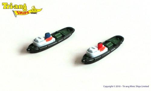 TRIANG TR1P672 Diesel Tugs Triang 1:1200 Scale Model 