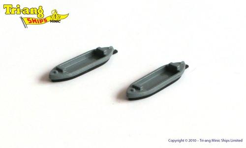 TRIANG TR1P676 Harbour Barges Triang 1:1200 Scale Model 