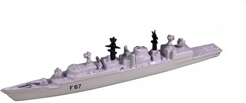 TRIANG TR1P720F87 HMS Chatham F87 Triang 1:1200 Scale Model Navy Theme