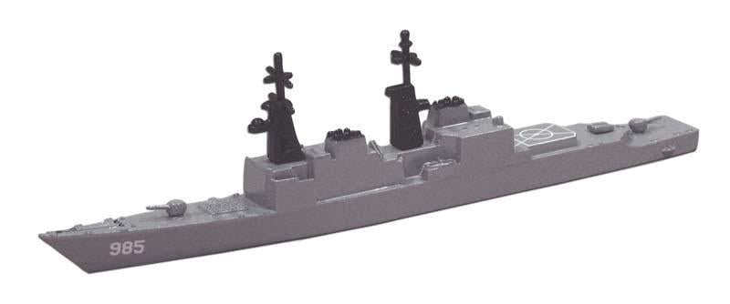 TRIANG TR1P830985 USS Cushing - DD 985 Triang 1:1200 Scale Model Navy Theme