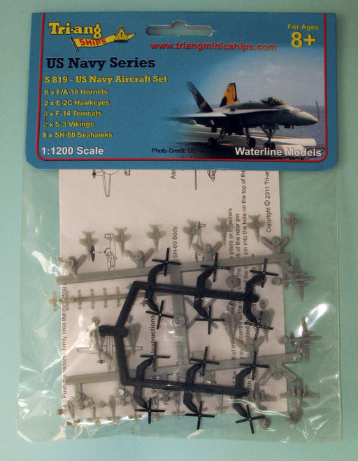 TRIANG TR1S819 USN Aircraft Set Triang 1:1200 Scale Model Navy Theme