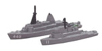 TRIANG TR1S86011 USS Gladiator MCM 11 & USS Impervious MSO 449 Triang 1:1200 Scale Model Navy Theme