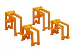 TRIANG TR1S915YL Container Gantry Set - 2 x Large + 2 x Small Yellow Triang 1:1200 Scale Model 