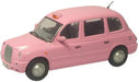 OXFORD DIECAST TX4005 Pink TX4 Taxi Oxford Commercials 1:43 Scale Model Taxi Theme