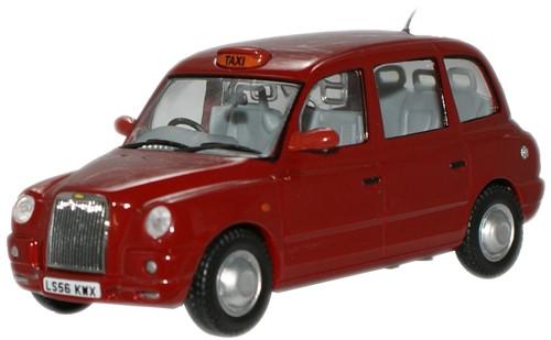 OXFORD DIECAST TX4006 Nightfire Red TX4 Taxi Oxford Commercials 1:43 Scale Model Taxi Theme