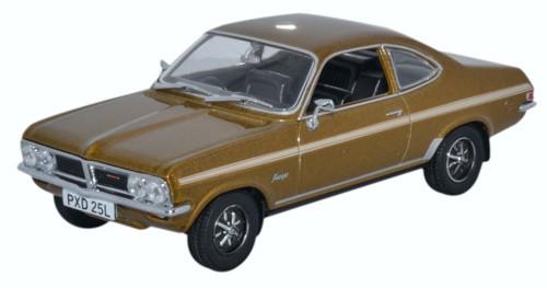 OXFORD DIECAST VF003 Vauxhall Firenza Sport SL Honey Starmist Oxford Automobile 1:43 Scale Model 