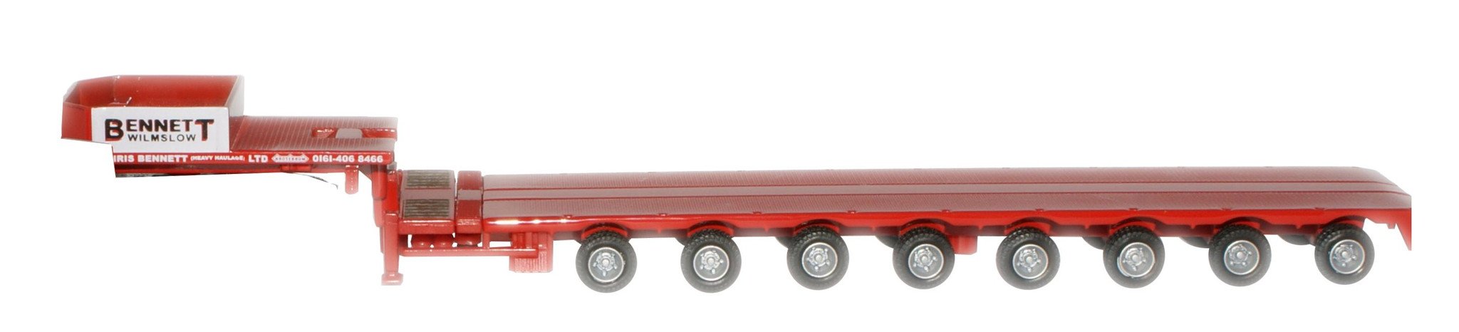 OXFORD DIECAST VOL01LL_T Chris Bennett Trailer Oxford Haulage 1:76 Scale Model 
