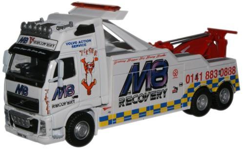 OXFORD DIECAST VOL05REC M8 Volvo Recovery Truck Oxford Haulage 1:76 Scale Model Breakdown Theme