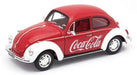 OXFORD DIECAST WE002CC Volkswagen Beetle Coca Cola Oxford Specials 1:24 Scale Model Coca Cola Theme