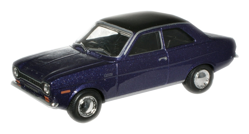 Cararama Ford Escort  MK 1 1300E Purple - 1:43 Scale CR021