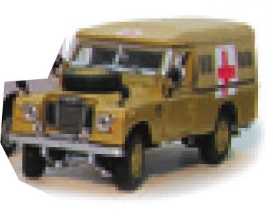 Cararama Land Rover Desert - 1:43 Scale CR037