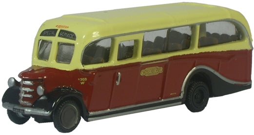 Oxford Diecast British Rail Bedford OB Coach - 1:148 Scale NOB001